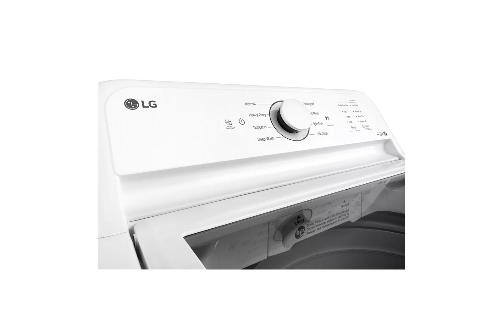 Lg WT6100CW 4.3 Cu. Ft. Ultra Large Capacity Top Load Washer With Turbodrum™ Technology