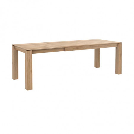 Table à rallonge 140/220X90X76CM Chêne Slice Ethnicraft - Table - Mobilier Intérieur - GRIIN