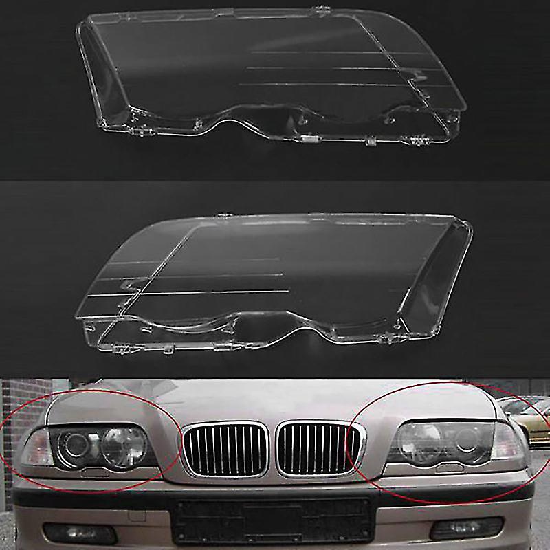 For- 4 Door E46 3 Series 1998-2001 Left Headlight Shell Lamp Shade Transparent Lens Cover Headlight