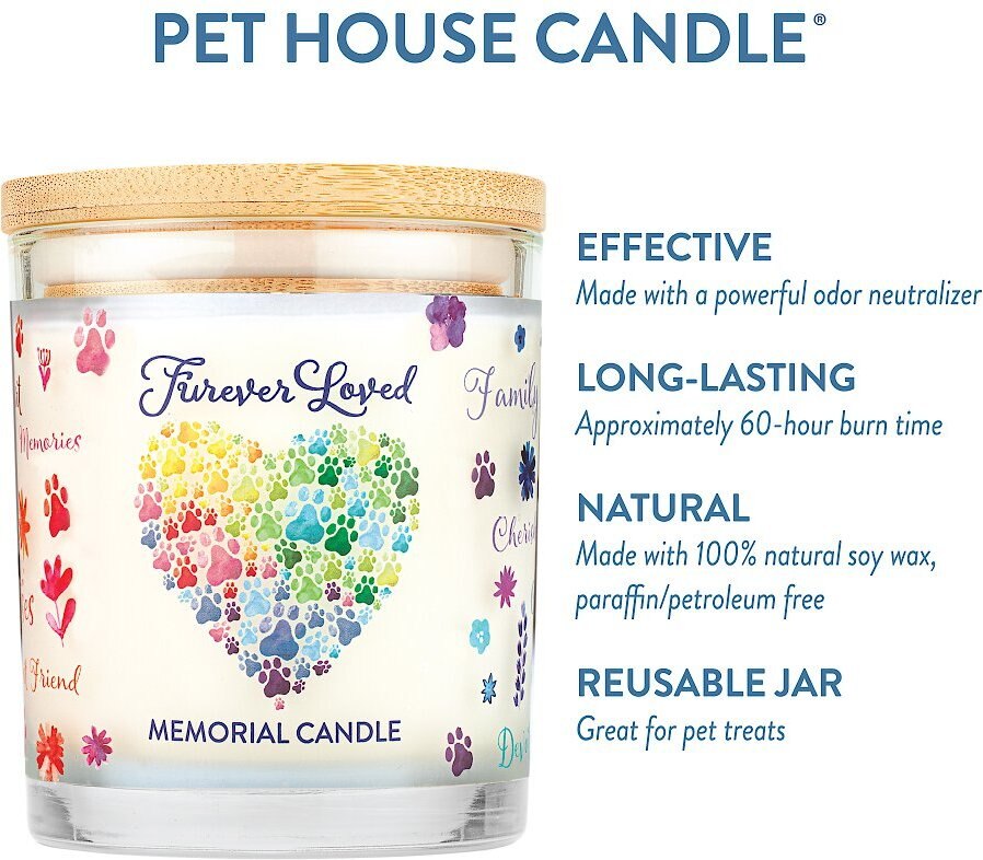 Pet House Furever Loved Memorial Natural Soy Candle