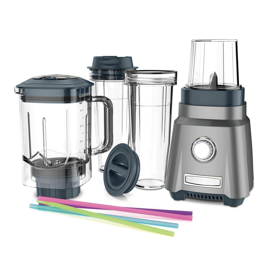 Cuisinart Hurricane 32 oz. 3-Speed Brushed Chrome Compact Juicing Blender CPB-380P1