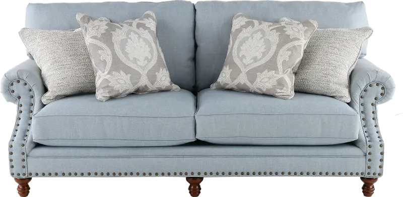 Ashford Light Blue Sofa