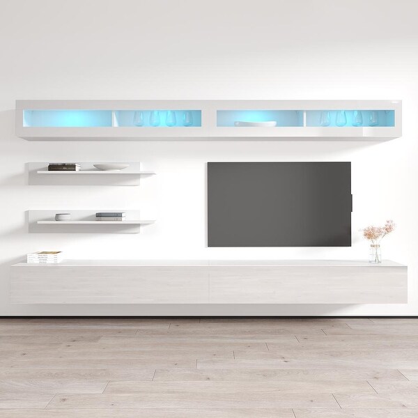 Fly I2 30TV Wall-mounted Floating Modern Entertainment Center