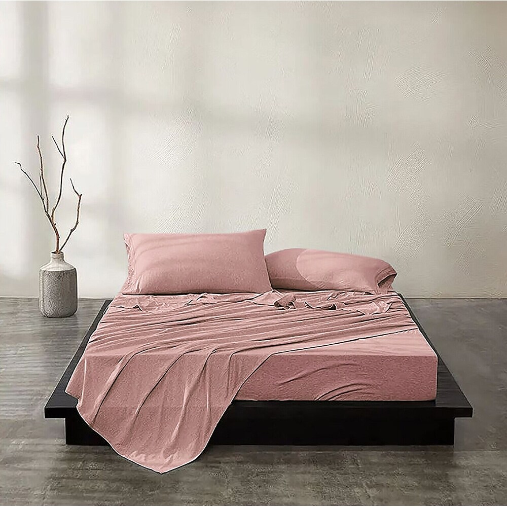 Rose Pink Luxury Extra Soft Deep Pocket Fresh Breathable Sheet Set