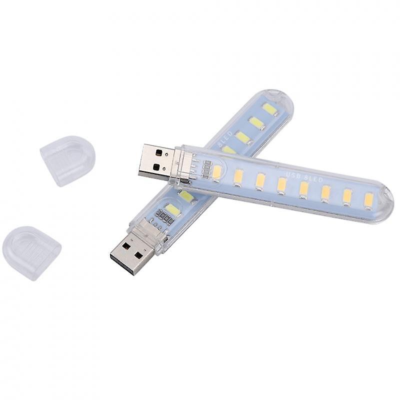 Portable Mini Usb Led Book Light Dc5v Ultra Bright Reading Book Lamp 3leds 8leds