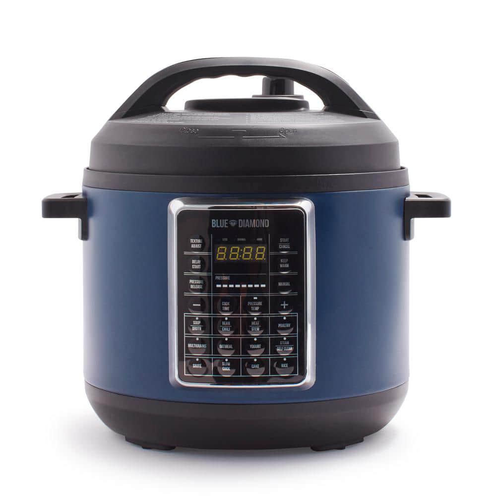 Blue Diamond 6QT Ceramic Nonstick Weekday Wonder 16in1 Pressure Cooker Slow Cooker and More