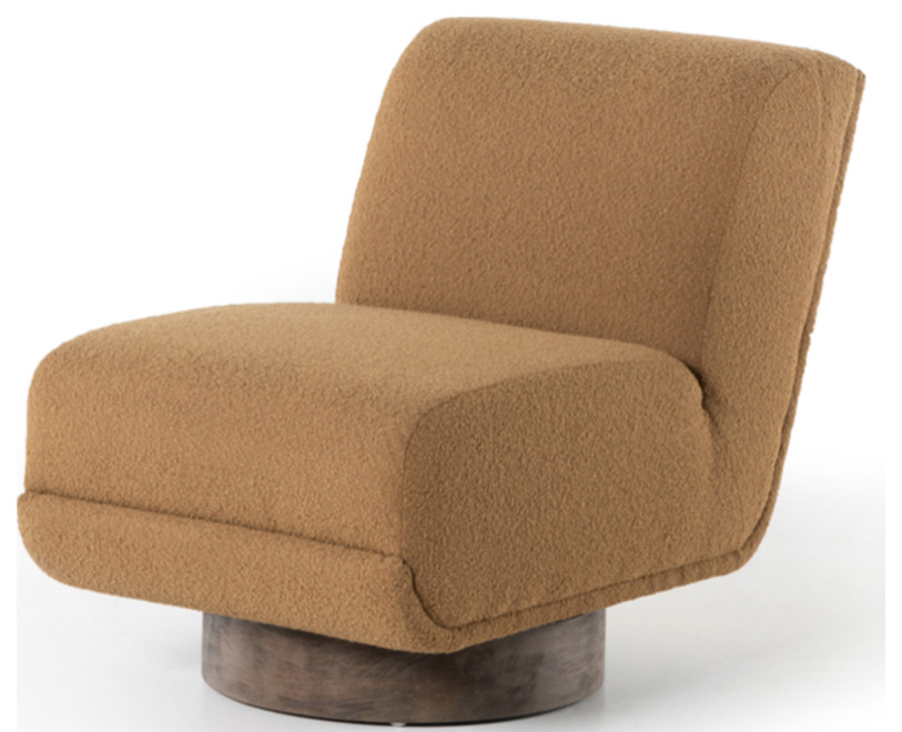 Brendan Swivel Chair   Transitional   Armchairs And Accent Chairs   by Marco Polo Imports  Houzz