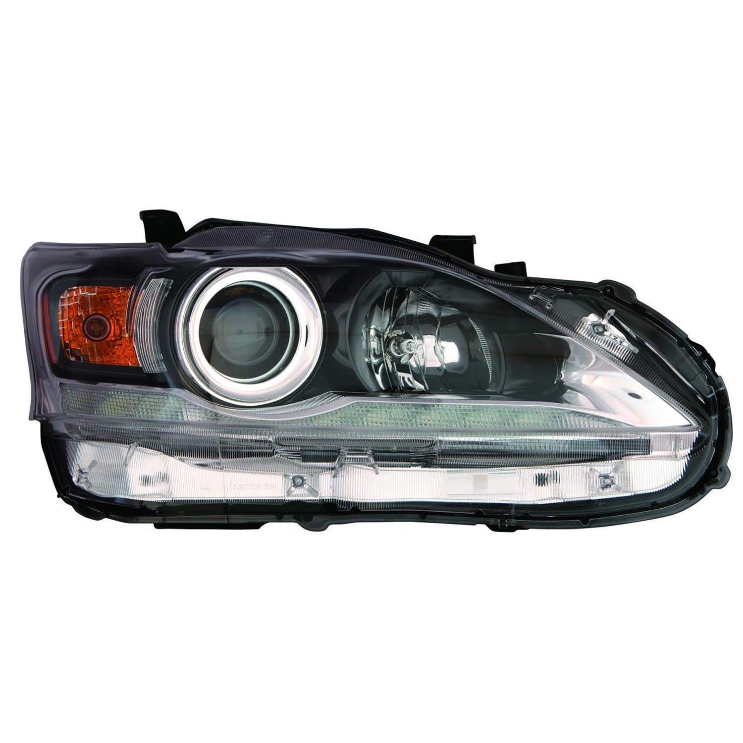 New CAPA Certified Standard Replacement Passenger Side Headlight Assembly， Fits 2011-2016 Lexus CT200H