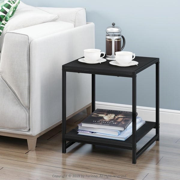 Furinno Camnus Modern Living 2-Tier End Table