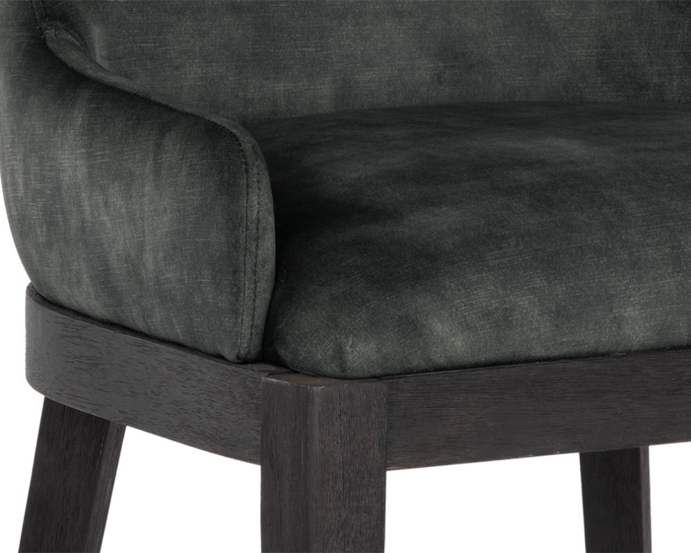 Dupont Dining Chair Nono Dark Green   Transitional   Dining Chairs   by Sunpan Modern Home  Houzz