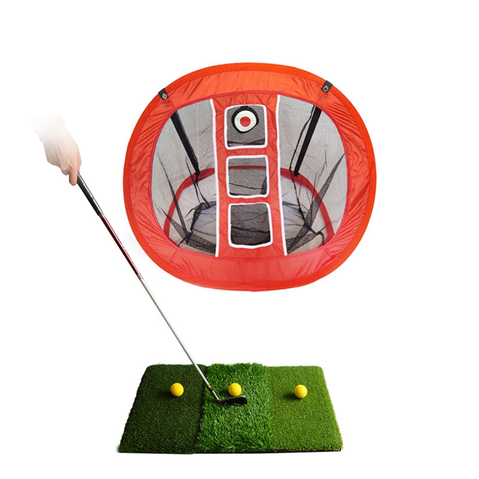 Golf Chipping Target Net indoor and outdoor Cage for Swing Practice Red