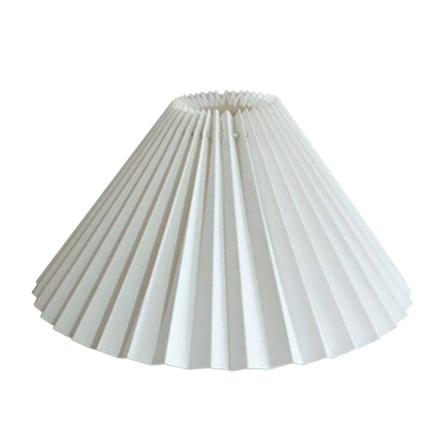 Pleated Lampshade E27 Light Cover Japanese Style Fabric Table Lamp Ceiling Decor