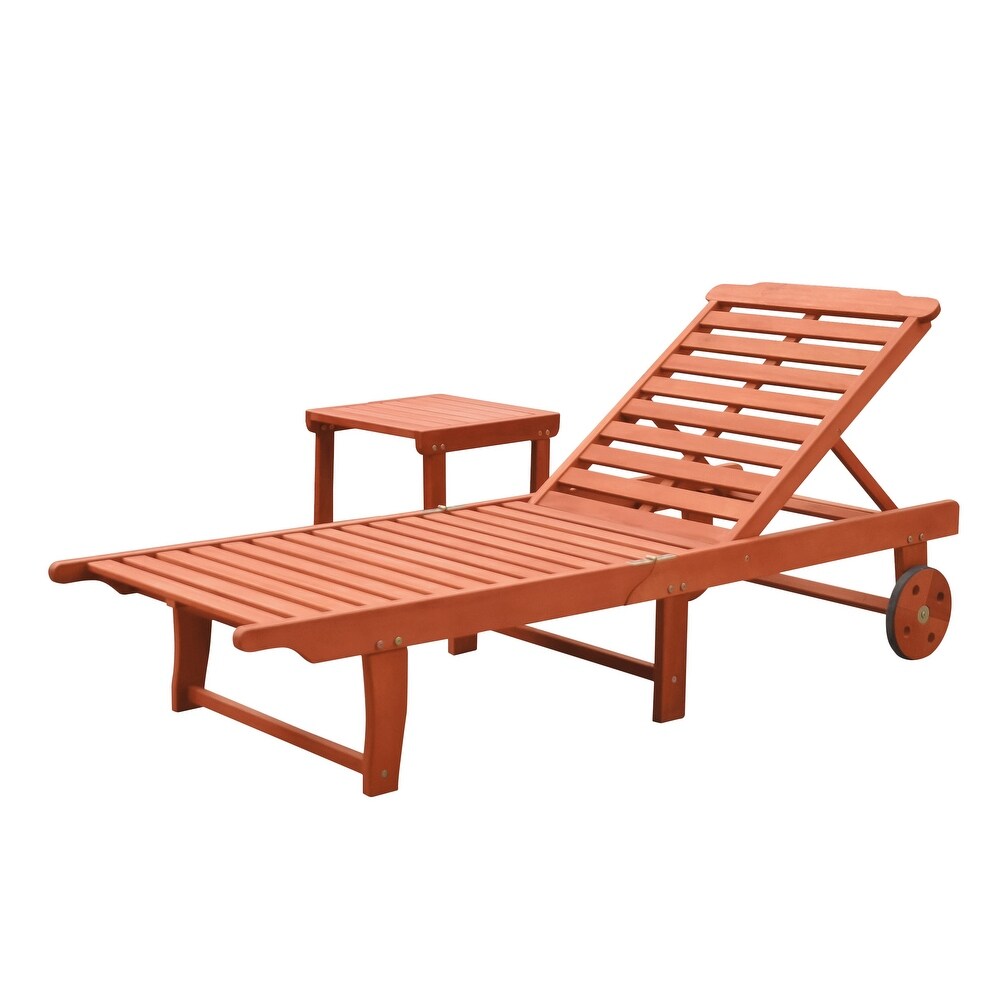 Surfside Outdoor Patio Wood Beach   Pool Lounge Set by Havenside Home