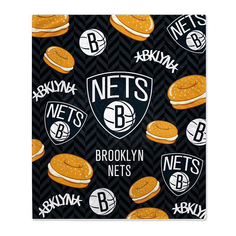 Brooklyn Nets 60'' x 70'' Hometown Logo Fleece Blanket