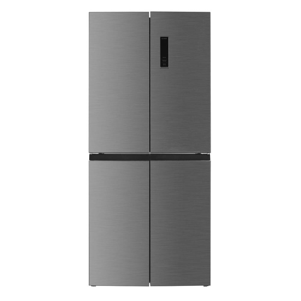 Impecca 14.9 cu. ft. 4-Door Multi-Door CounterDepth Refrigerator Stainless Steal M-RM4152STG1974