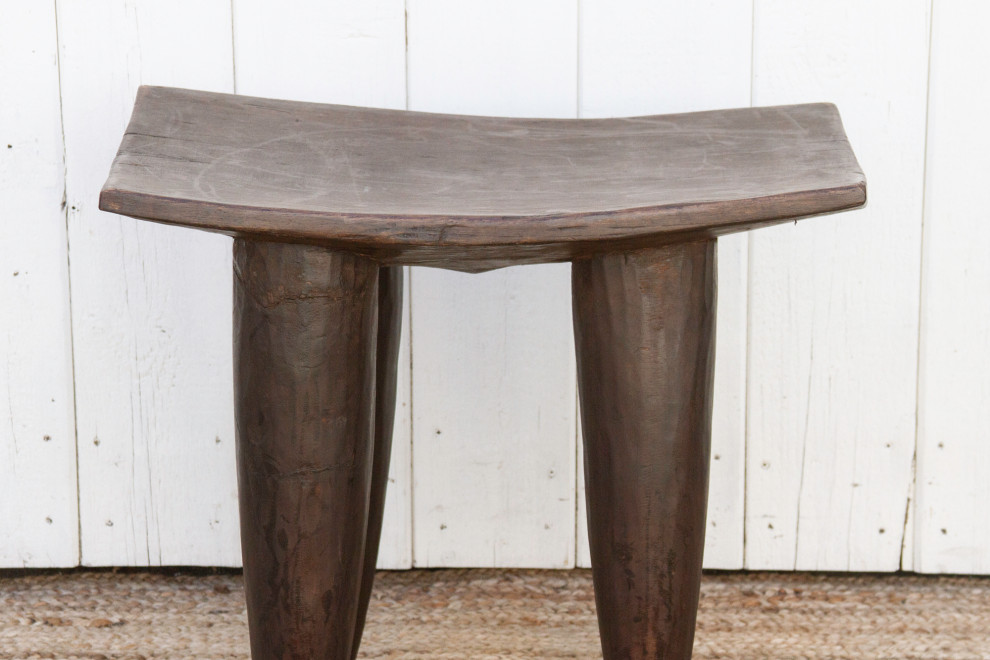 Tall Rectangular African Senufo End Table   Farmhouse   Accent And Garden Stools   by De cor  Houzz