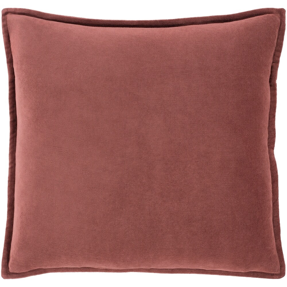 Vianne Solid Rust Pillow Cover   (18\