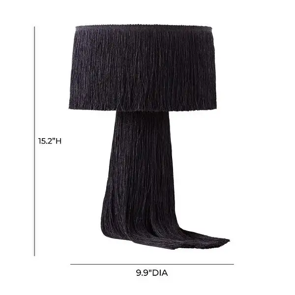 Atolla Emerald Tassel Table Lamp - 9.9