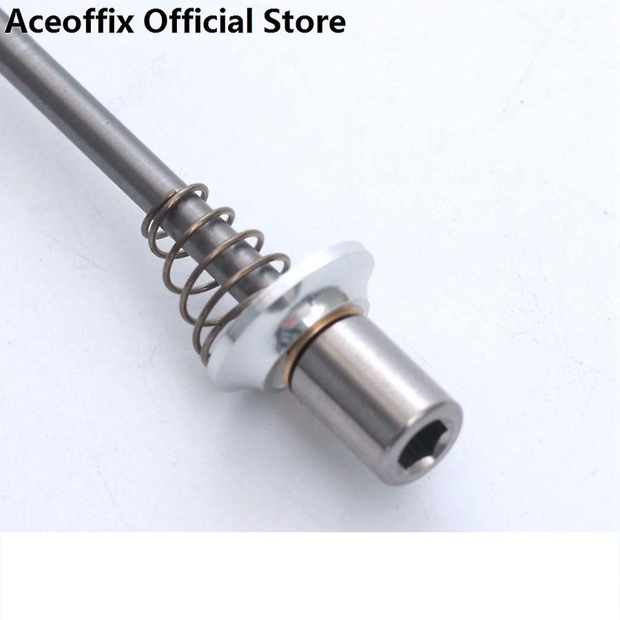 Born Pretty 74 85 100 130 135mm Titanium Ti Skewer Mountain Bike Quick Release Skewer Silver Head Mtb Bicycle Hub Road Bike Quick Release