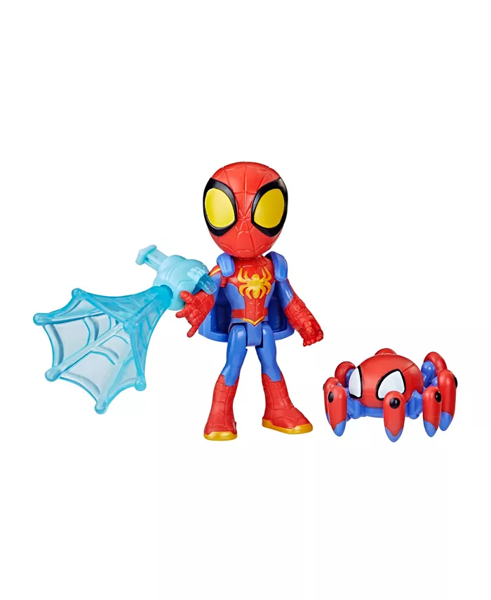 Spidey and His Amazing Friends Marvel Web-Spinners  Spidey Action Figure with Accessories  Web-Spinning Accessory