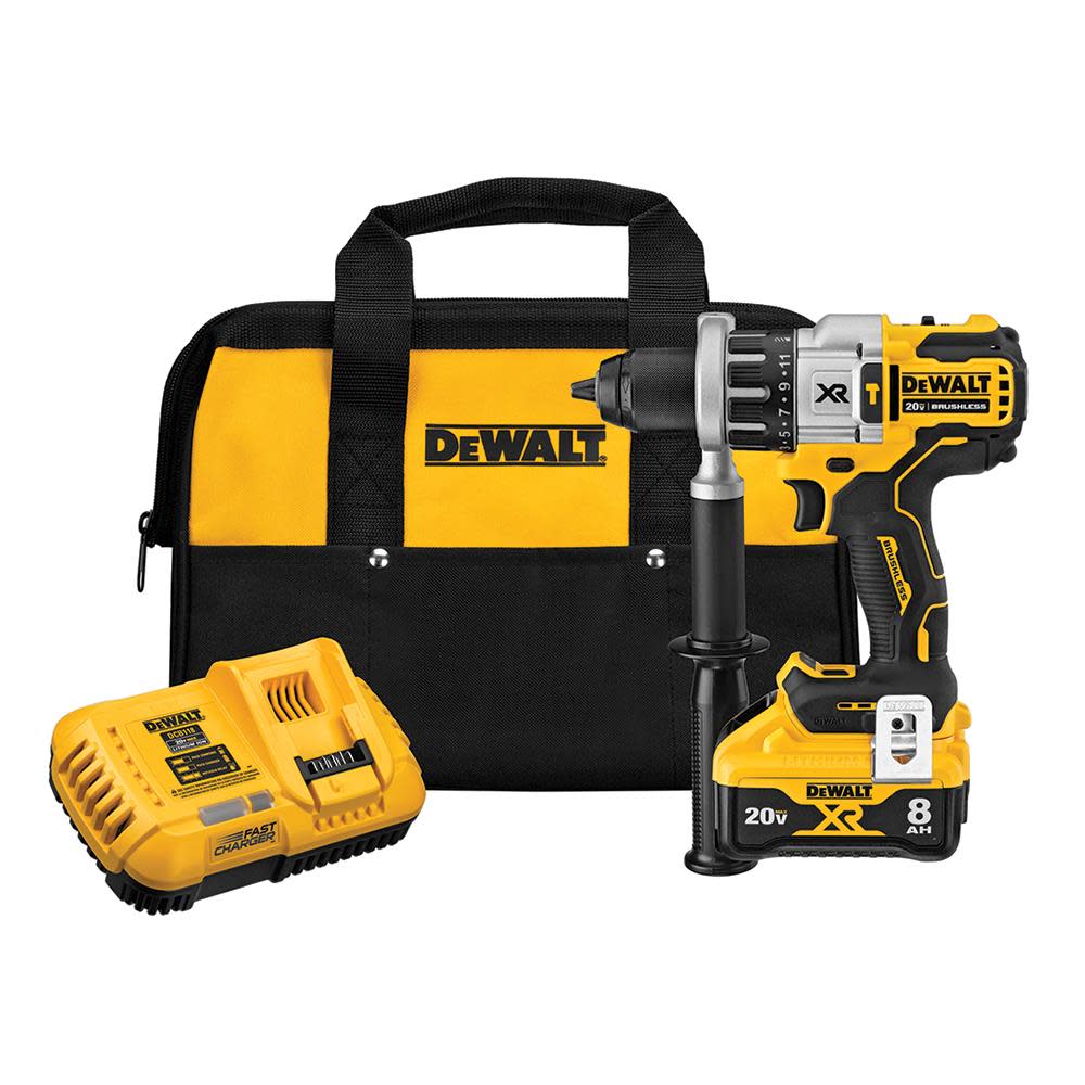 20V MAX* POWER DETECT XR 1/2In Brushless Hammer Drill/Driver Kit ;