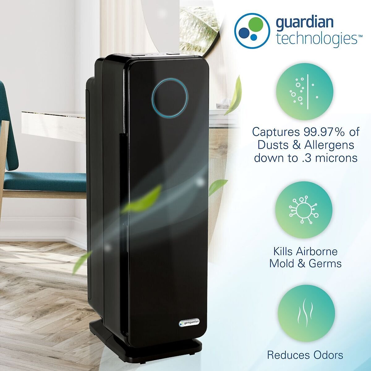 Germ Guardian AC4300BPTCA HEPA Filter Air Purifier