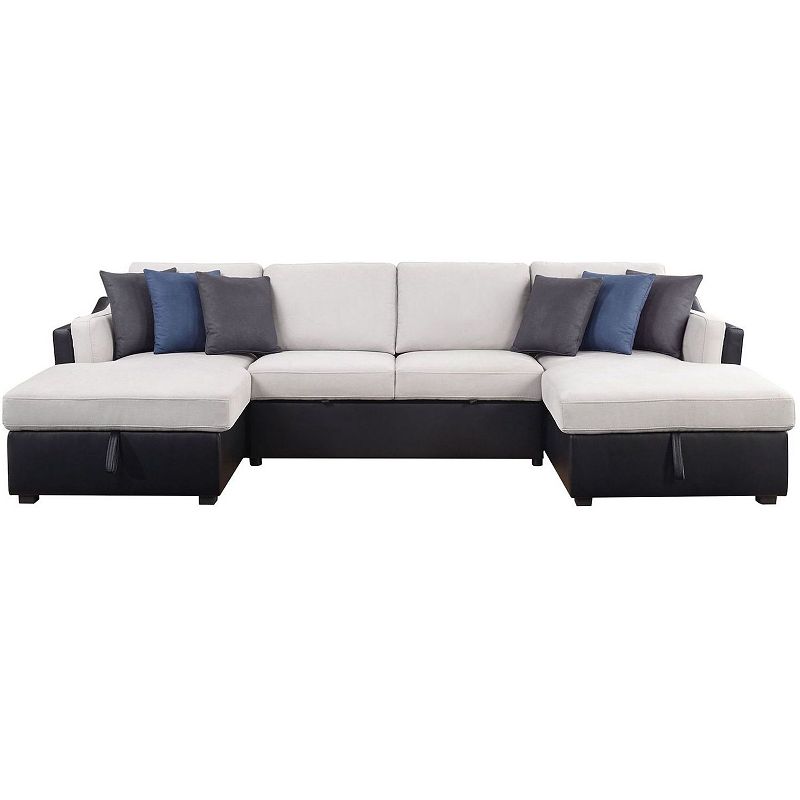 F.c Design Sectional Sofa With Sleeper