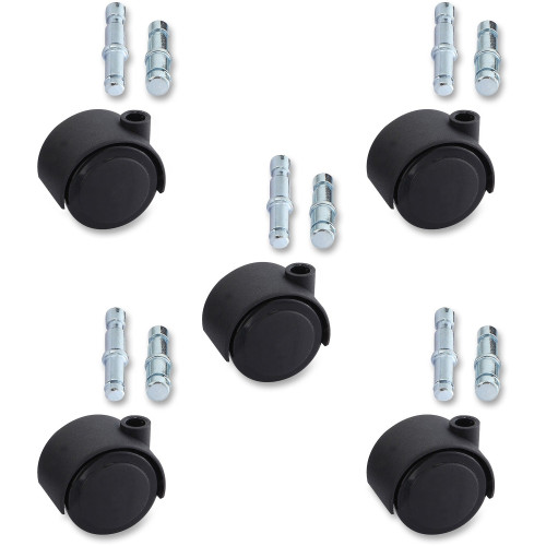 Lorell Premium Dual Soft Wheel Casters Set (33446)