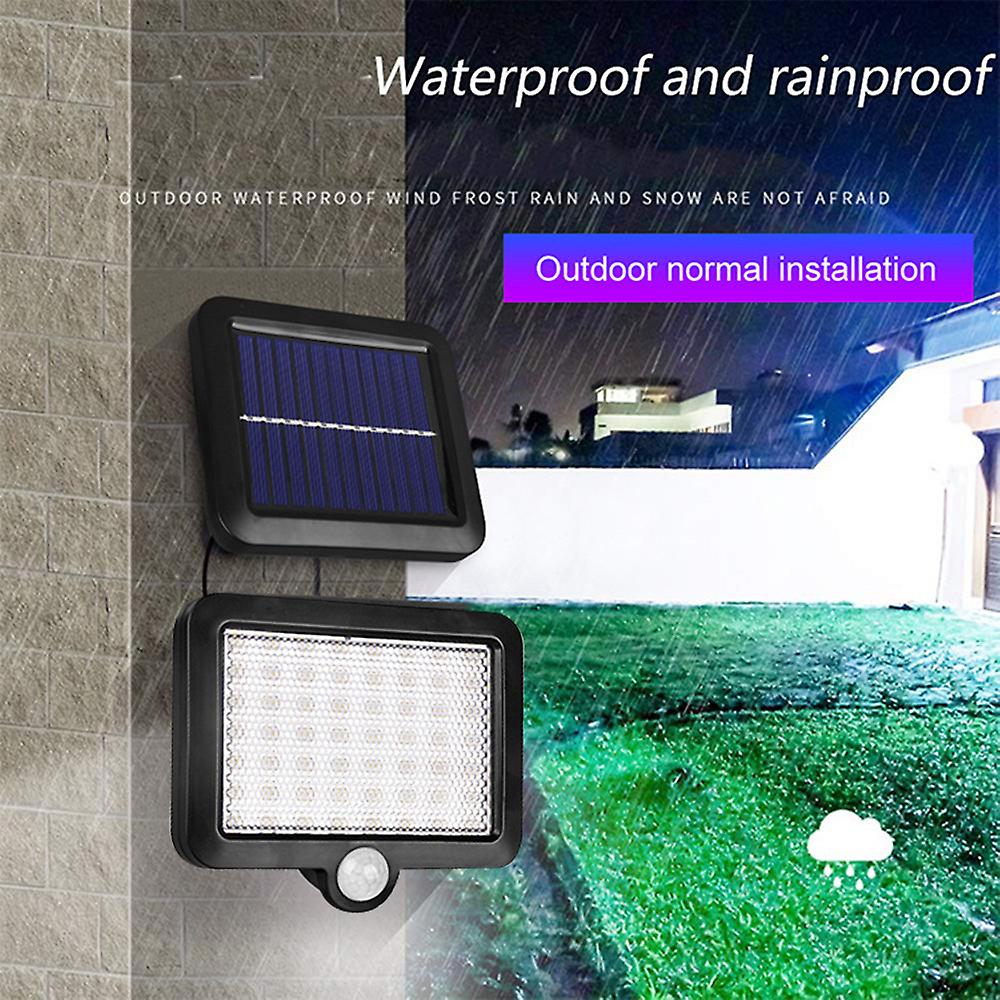 Separated Solar 56led Induction Wall Lamp Separated Indoor And Outdoor Garage Light Multicolor