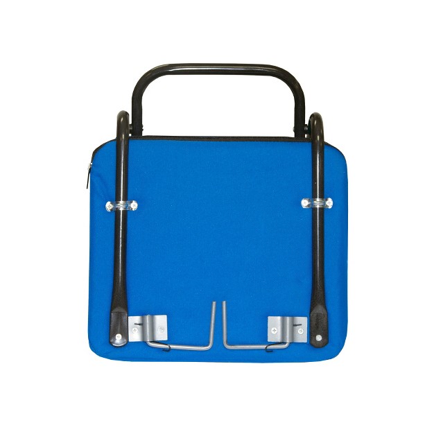 Stansport Steel Frame Foldable Coliseum Seat Blue