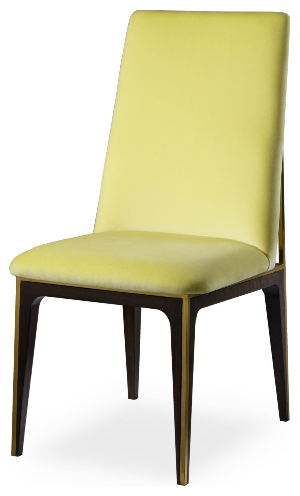 Sleake Dining Chair Canary Yellow   Modern   Dining Chairs   by Virgil Stanis Design  Houzz