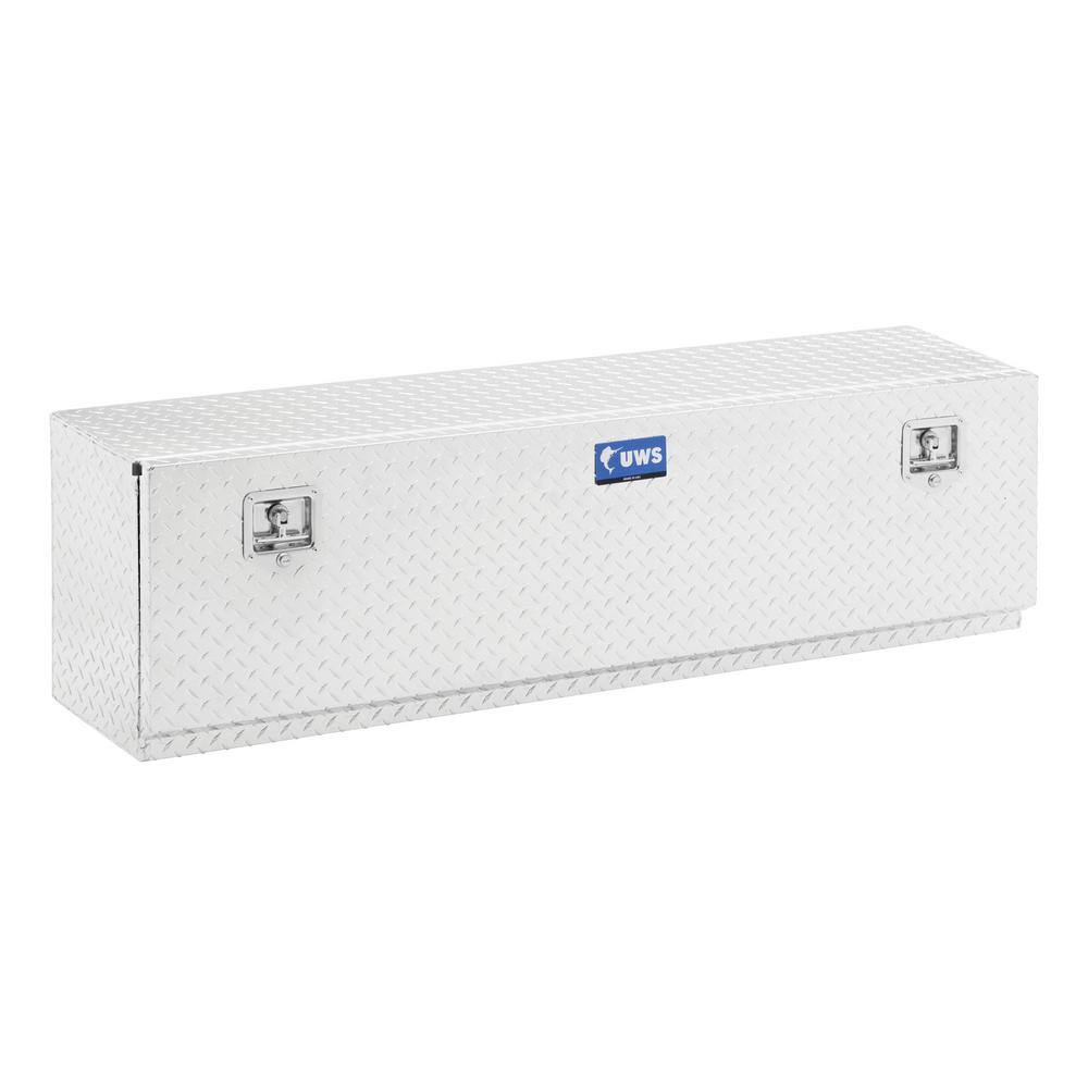 UWS 60 in. Silver Aluminum Full Size Top Mount Truck Tool Box TBTS-60