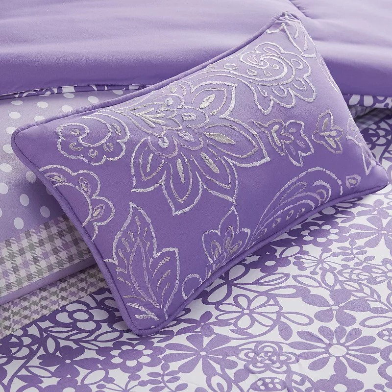 Mi Zone Sadie Comforter Set with Throw Pillow