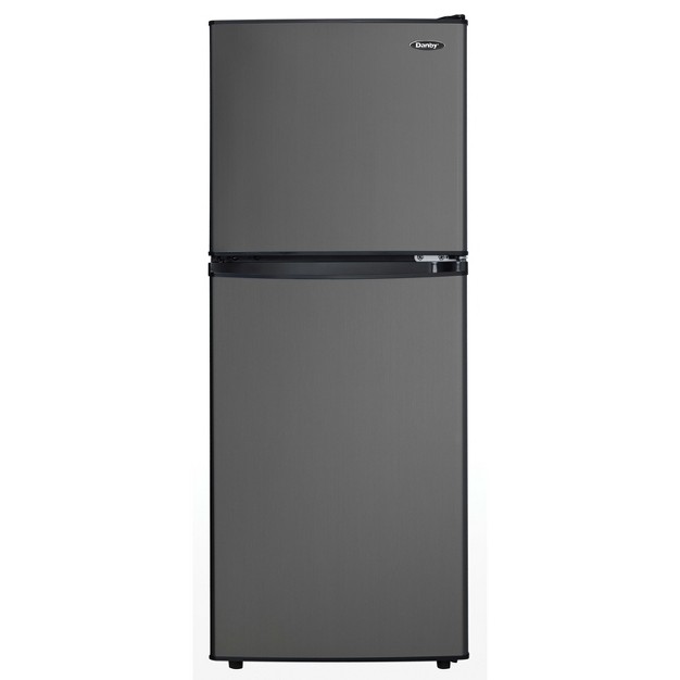 Danby Dcr047a1bbsl 4 7 Cu Ft 2 door Compact Fridge In Black Stainless Steel