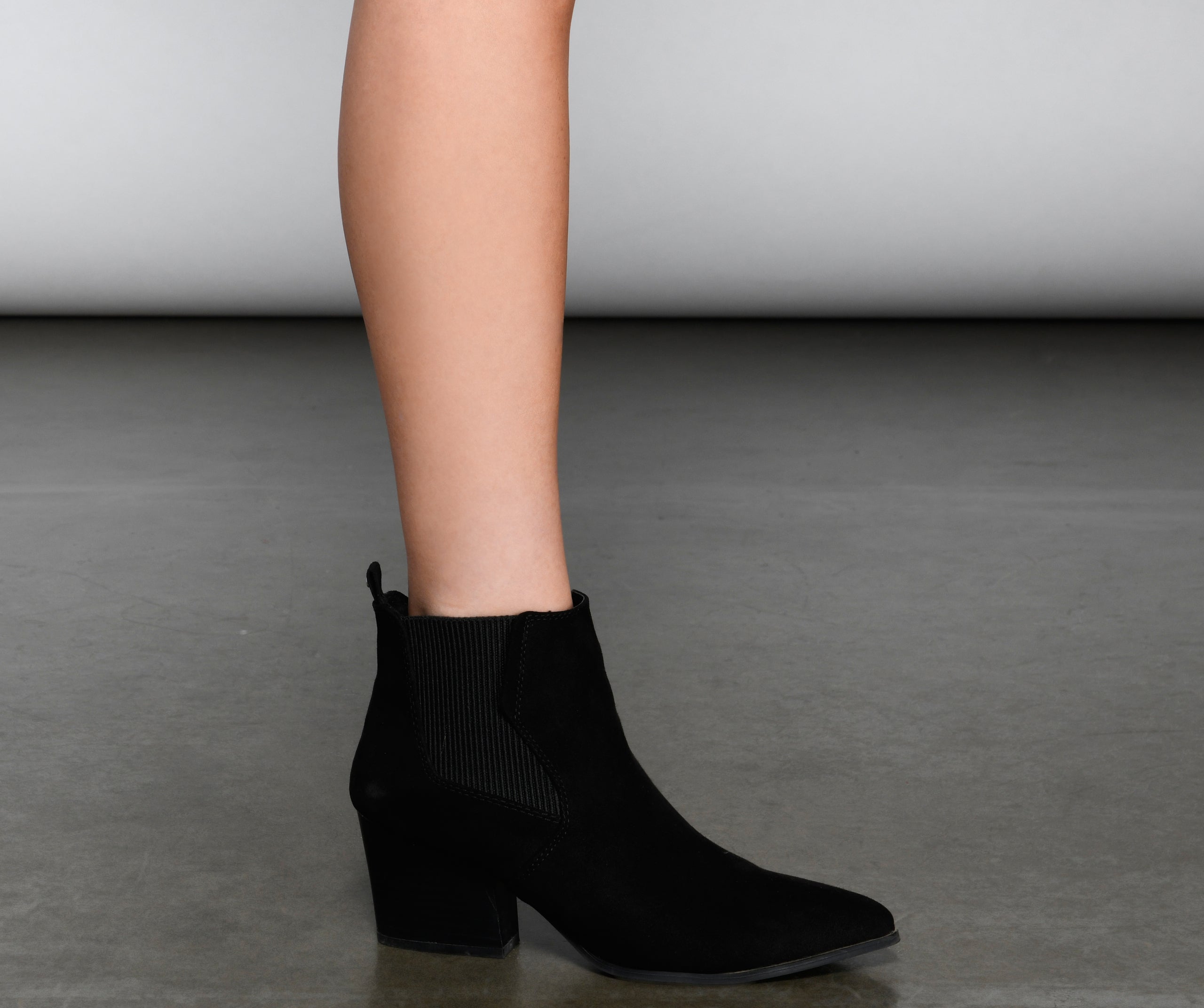 Step It Up Faux Suede Booties