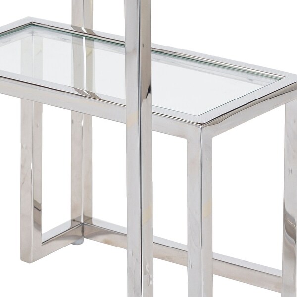 Palmah Glass and Chrome Two-tier 24