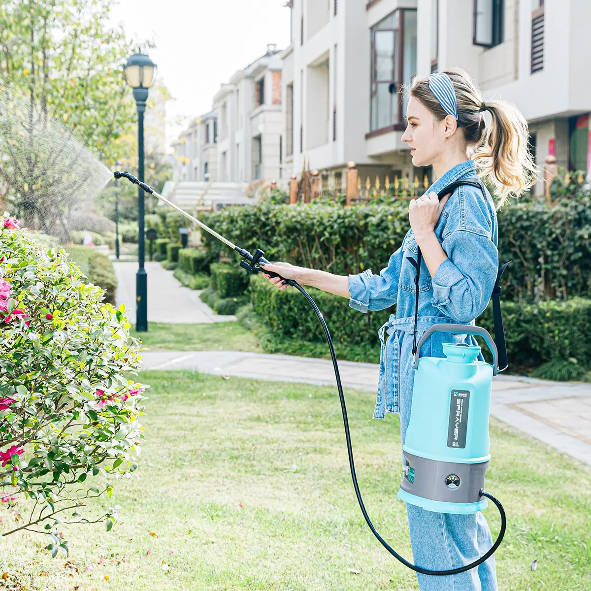 Sinleader 8L Backpack Electrostatic Sprayer Plastic Electric Sprayer For Garden And Greenhouse