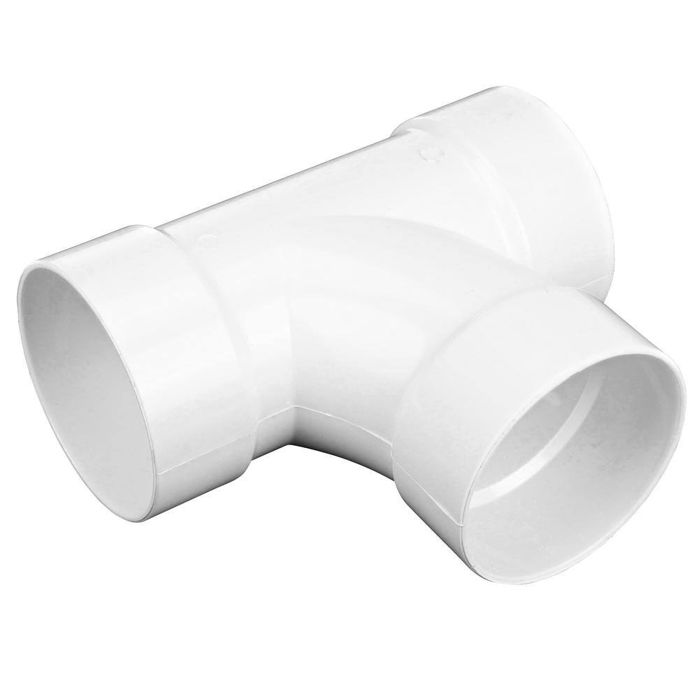 NDS PVC SD Sanitary Tee 4 in. Hub X Hub X Hub Fitting 4P09C