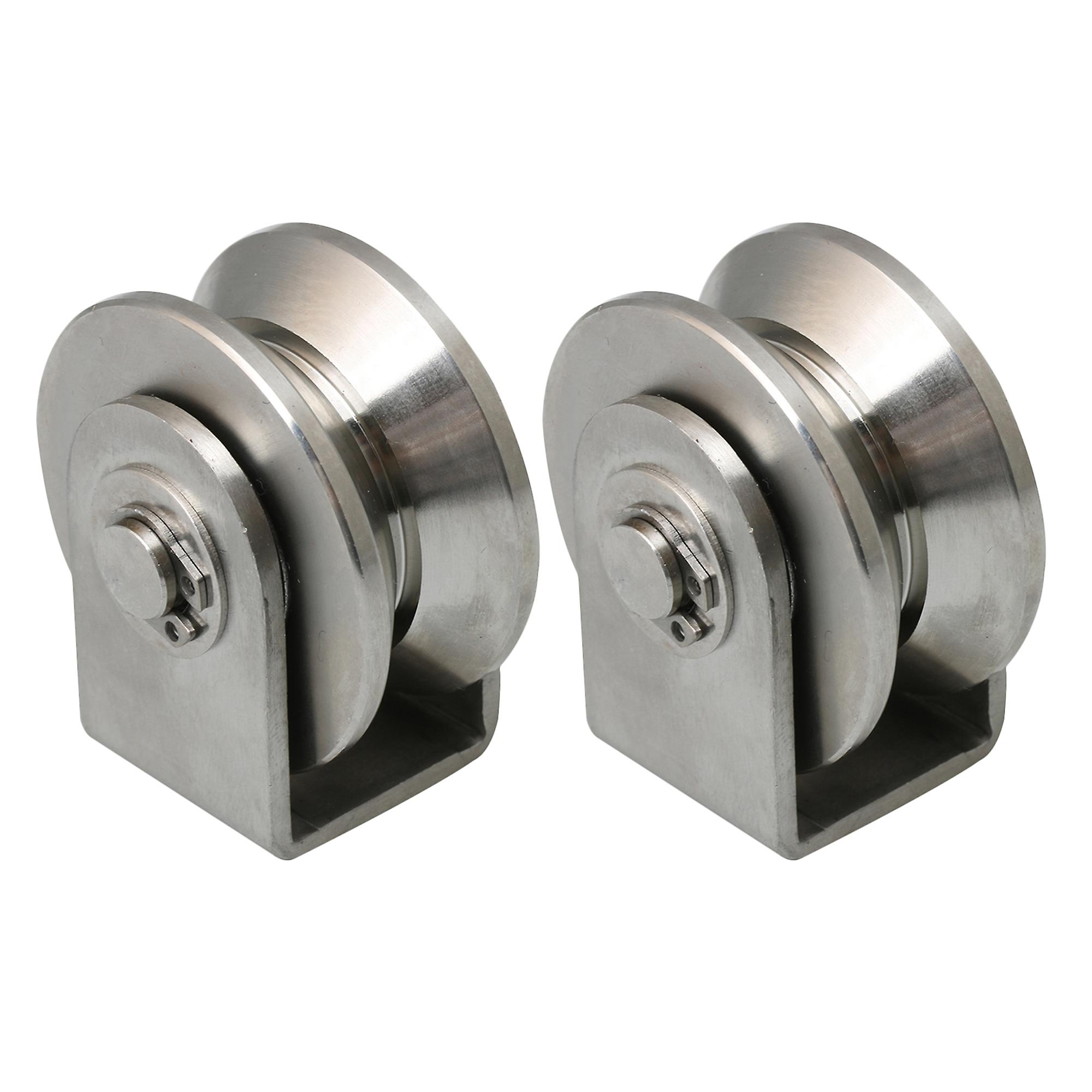 201 Stainless Steel V Type Sliding Wheel Roller Pulley