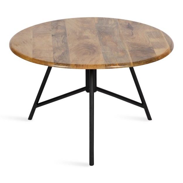 Kate And Laurel Pallson Round Wood Coffee Table