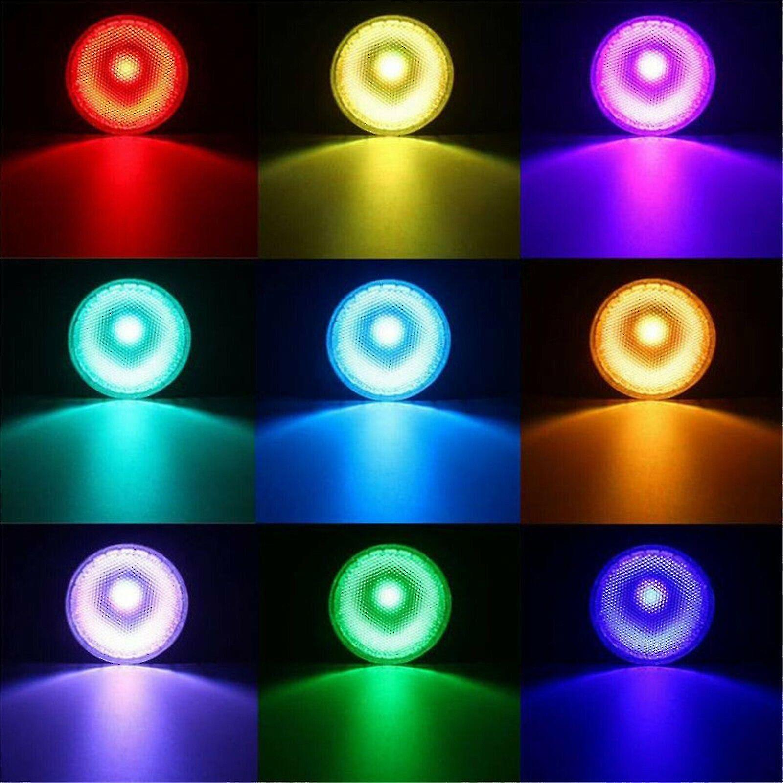 Dimmable Rgb Par38 Par Light E27 20w Led Spotlight Bulb Flood Lamp Remote Control Multicolor Home Decoration 110v 220v Botao