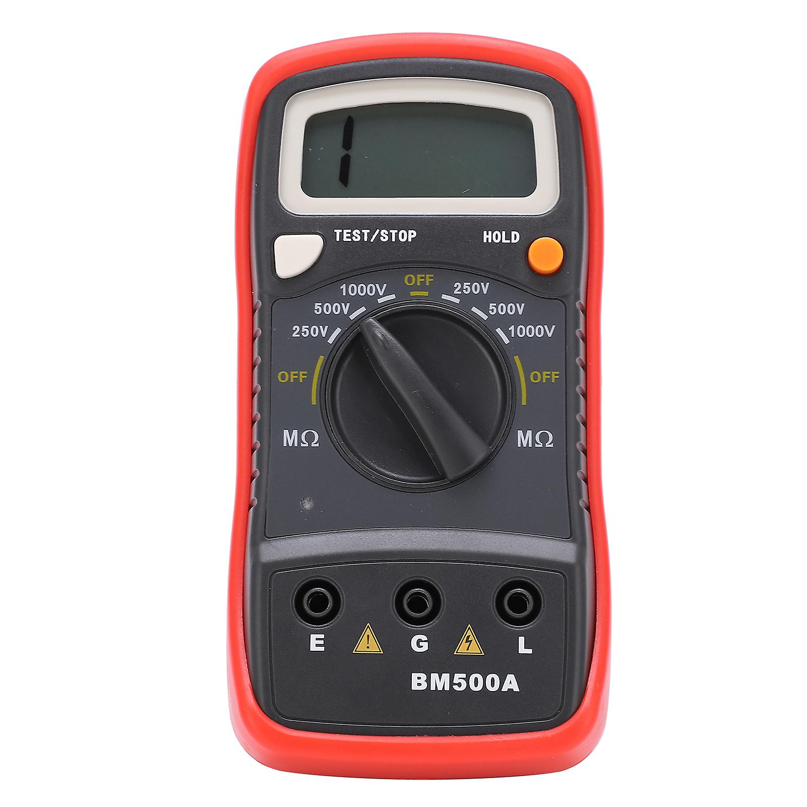 Bm500a 1000v Lcd Resistance Tester Digital Insulation Resistance Meter Megohm Meter