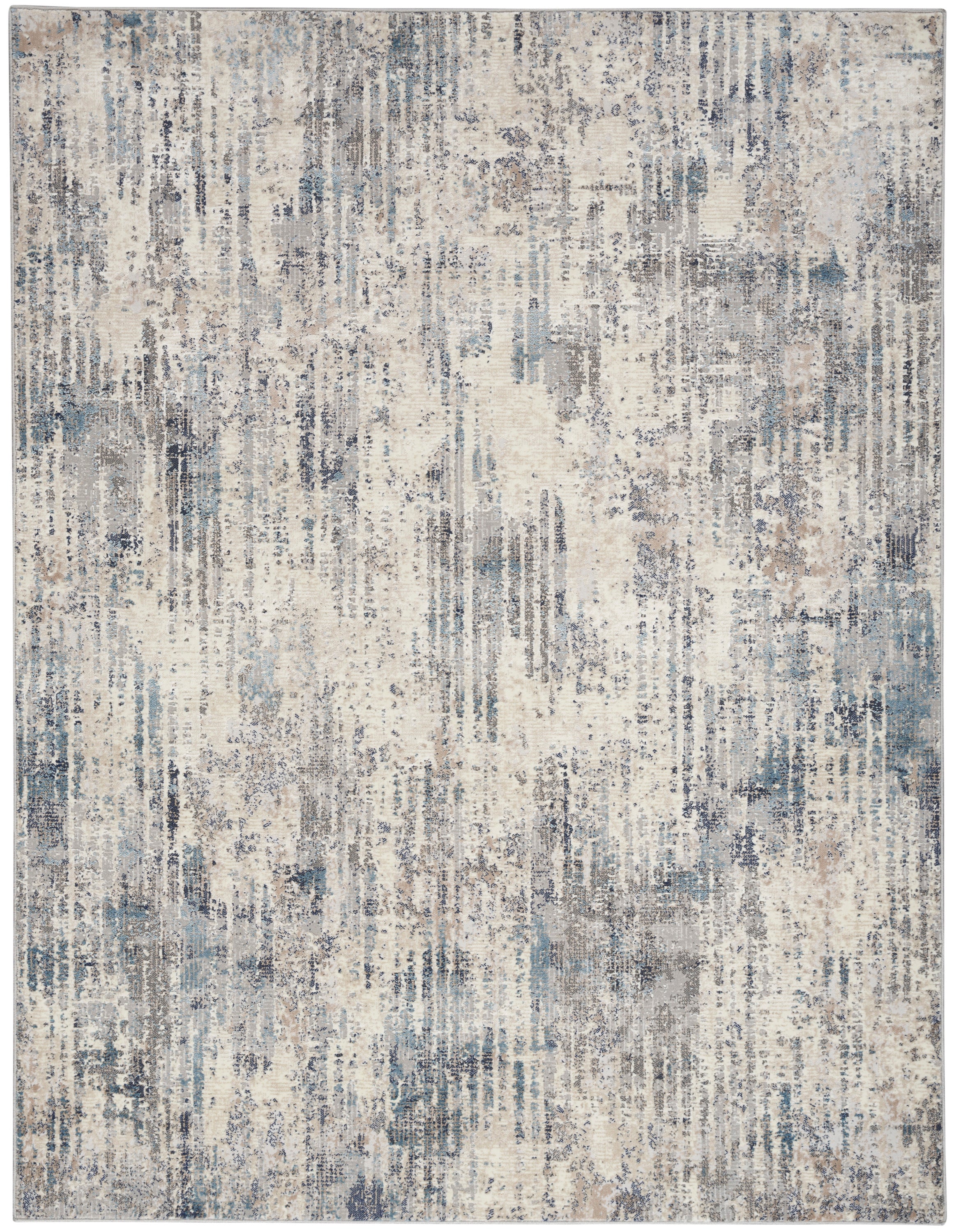 Infinity Ivory/Grey/Blue Rug