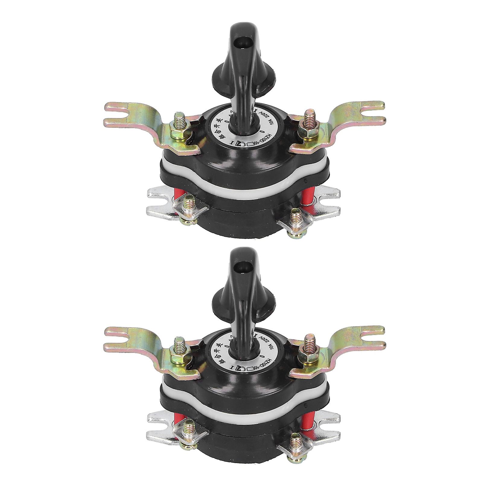 2pcs Universal Changeover Switch Combination Industrial Supplies Hz10d10/2 220380v 10a