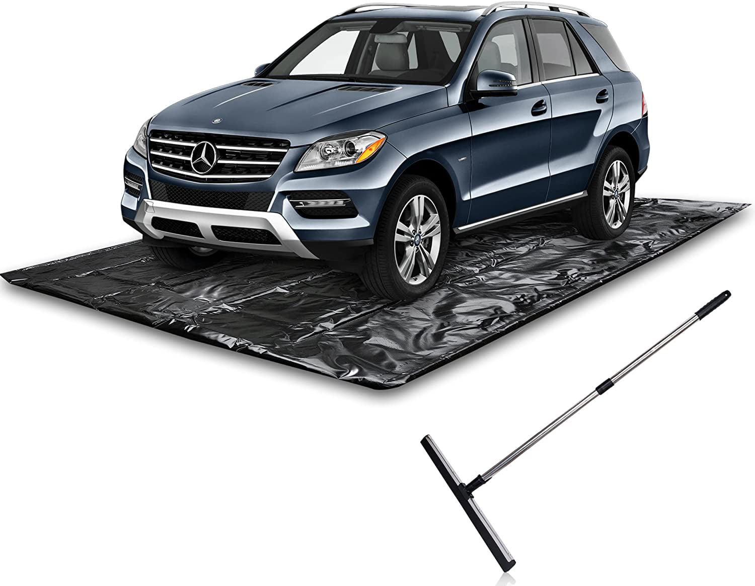 Zone Tech Containment Mats - Garage and Parking Area Floor Protection Cover Mat