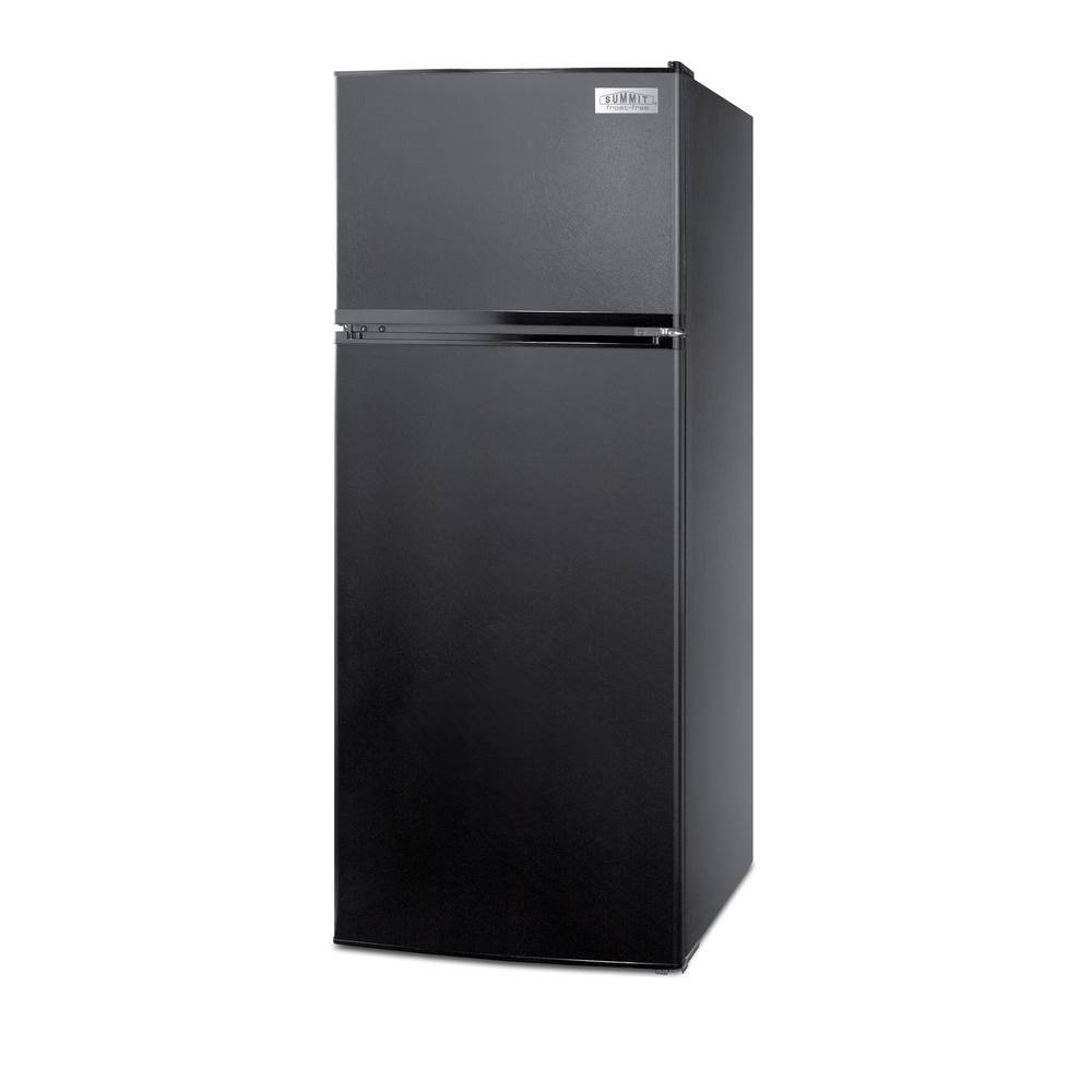 Summit Appliance 10.3 cu. ft. Frost Free Top Freezer Refrigerator In Black FF1119BIM