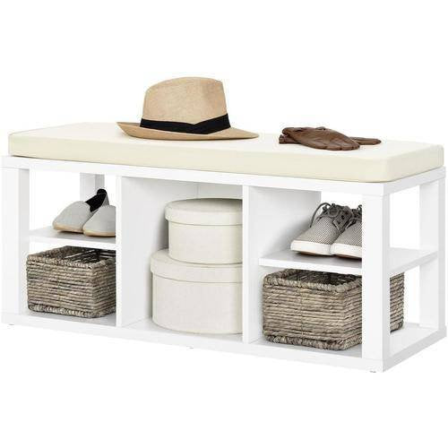 Ameriwood Home Parsons Storage Bench, Multiple Colors - white