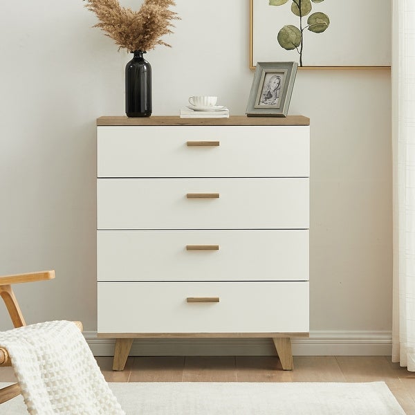 Modern Farmhouse Storage Cabinet with Drawers for Living Room，Dining Room - - 37219274