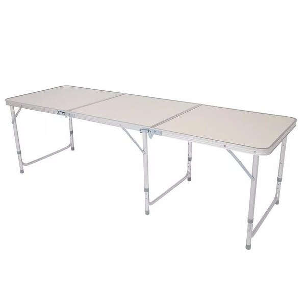 Portable Aluminum 6ft Folding Table In/Outdoor