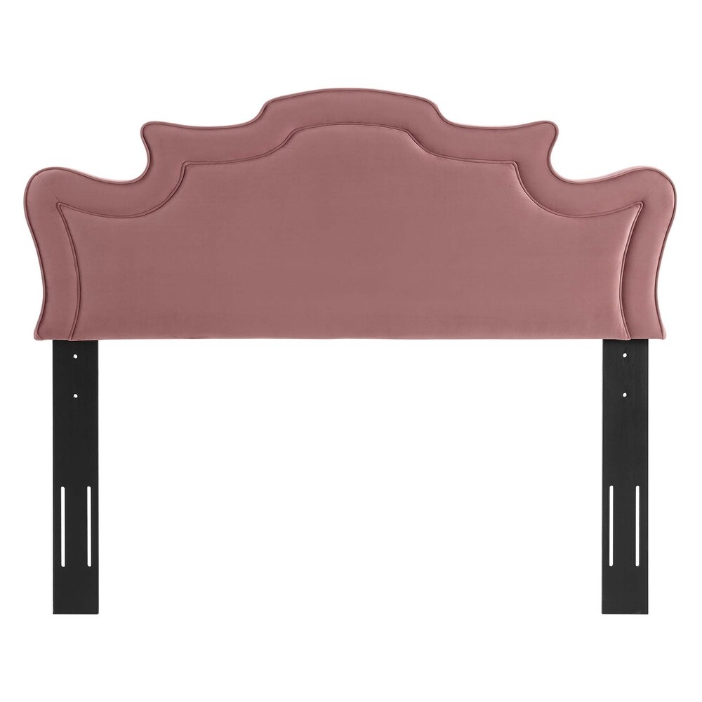 Evangeline Performance Velvet Full/Queen Headboard